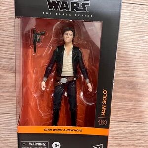 Hasbro Star Wars: A New Hope The Black Series: Hans Solo Action Figure NIB
